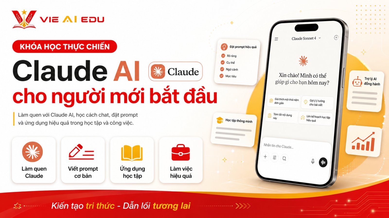 Hướng dẫn Claude AI Từ A–Z | Chat, Cowork, Code Cho Người Mới Bắt Đầu